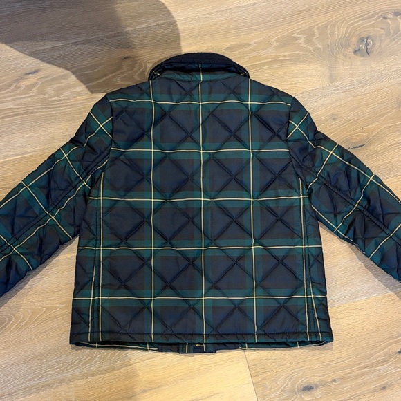 Polo by Ralph Lauren Kids Plaid Puffer Jacket - Black and Green - Picture 9 of 9